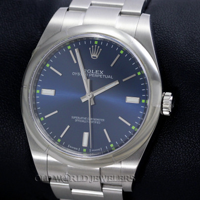 Rolex Oyster Perpetual Ref 114300 Steel Blue Dial